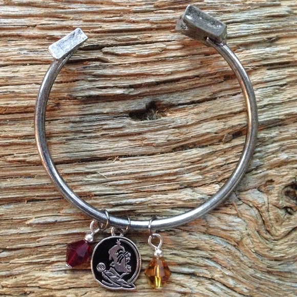 Jewelry - Arrow bracelet with FSU charms Florida State noles